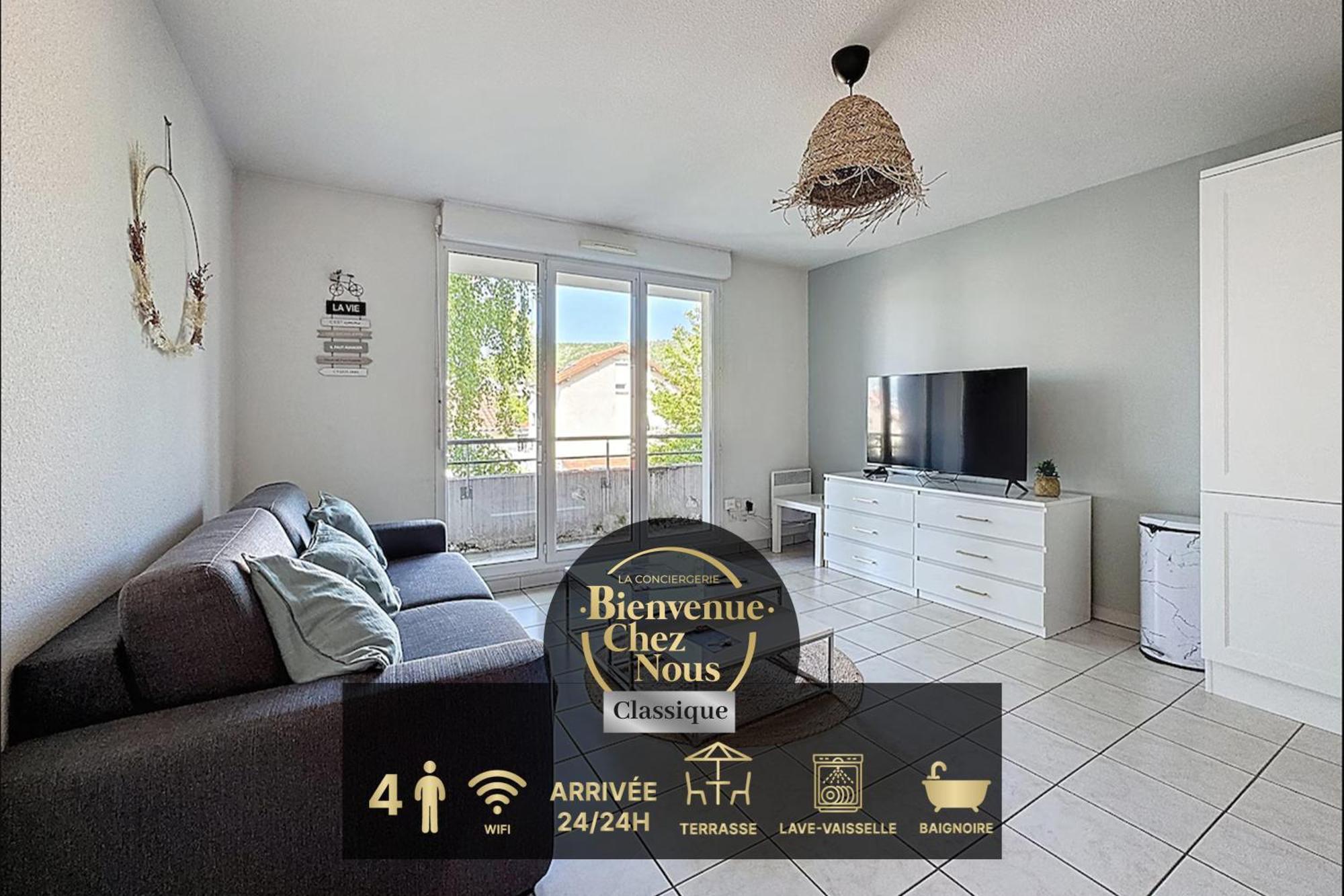 Apartament Sejour Cosy - Lit 180X200 - Wifi - Parking Clermont-Ferrand Zewnętrze zdjęcie